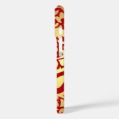 ゴールデンレッドペイズリーインディアン Case-Mate iPhoneケース (裏面 / 左)