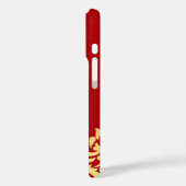 ゴールデンレッドペイズリーインディアン Case-Mate iPhoneケース (裏面 / 左)