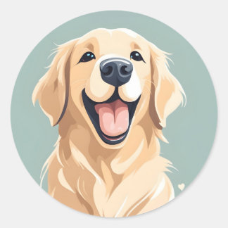 ゴールデンレテイエバーステッカー ラウンドシール