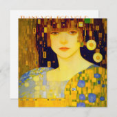 ゴールデンレディ・オブ・アールヌーボー サンキューカード (正面/裏面)