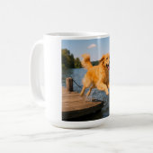 ゴールデンレトリエエレガントーバーコーヒーマグ コーヒーマグカップ (正面左)