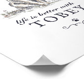 ゴールデンレトリエバーのライフカスタムズと犬の名前 ポスター (角)