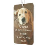 ゴールデンレトリエバーアハウスは決して孤独ではない カーエアーフレッシュナー (左)