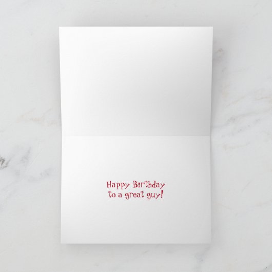 ゴールデンレトリエバーアンドサッカー誕生日 カード (内部)