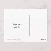 ゴールデンレトリエバーイエズザーズ誕生日 ポストカード (裏面)