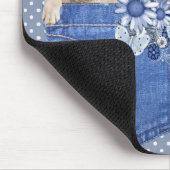 ゴールデンレトリエバーインジーンポケット マウスパッド (コーナー)