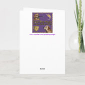 ゴールデンレトリエバーウィッチンハロウィーン シーズンカード (裏面)