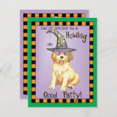 ゴールデンレトリエバーウィッチ招待状 (正面/裏面)