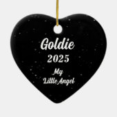 ゴールデンレトリエバーエンジェルドッグハート セラミックオーナメント (裏面)