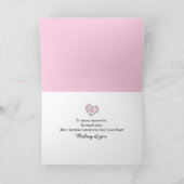 ゴールデンレトリエバーオンプレイドペットロス悔やみや弔慰 カード (内部)