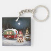 ゴールデンレトリエバーキャラバンクリスマスアドベンチャー キーホルダー (裏面)