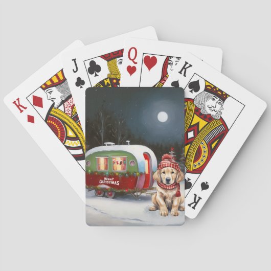 ゴールデンレトリエバーキャラバンクリスマスアドベンチャー トランプ (裏面)