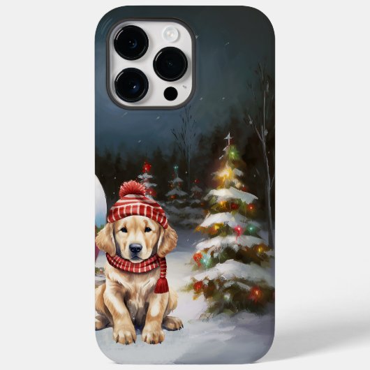 ゴールデンレトリエバーキャラバンクリスマスアドベンチャー Case-Mate iPhoneケース (裏面)