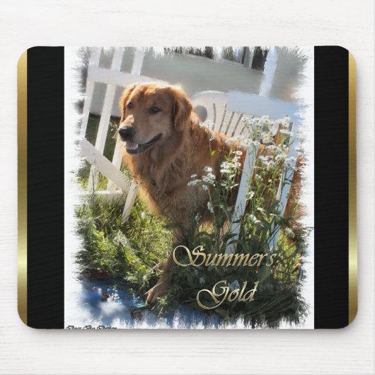 ゴールデンレトリエバーギフト マウスパッド (正面)