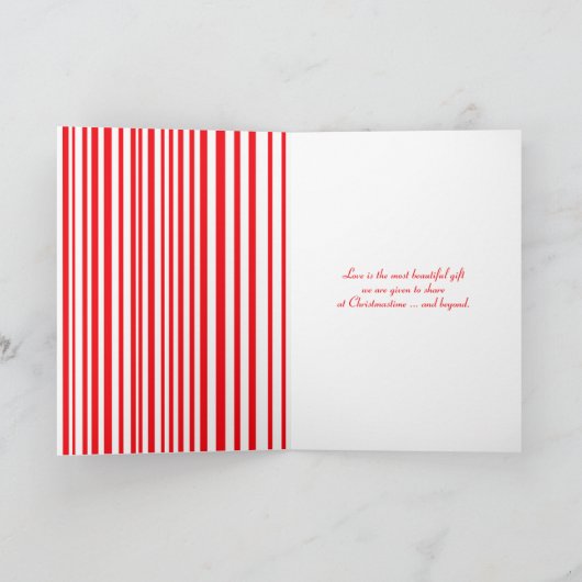 ゴールデンレトリエバークリスマススノーフレーク シーズンカード (内部)