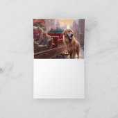 ゴールデンレトリエバークリスマスフェスティバルシーズン カード (内部)