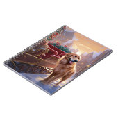 ゴールデンレトリエバークリスマスフェスティバルシーズン ノートブック (左側)