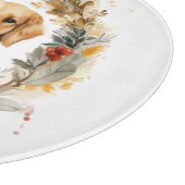 ゴールデンレトリエバークリスマスリースフェスティバルカップ カッティングボード (角)