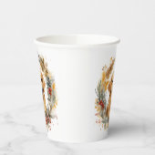 ゴールデンレトリエバークリスマスリースフェスティバルカップ 紙コップ (左)