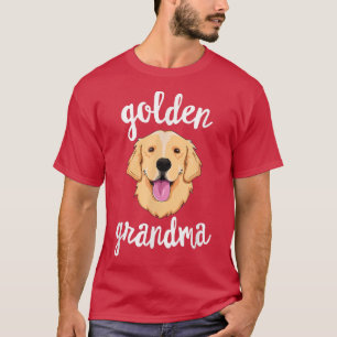 ゴールデンレトリエバーグランマウィメンママ犬のオーナー- Co Tシャツ