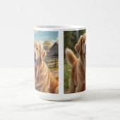 ゴールデンレトリエバーコーヒーマグ コーヒーマグカップ (中央)