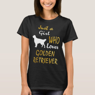 ゴールデンレトリエバーゴルディママが大好きな女の子 Tシャツ