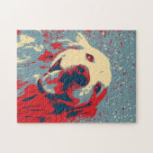 ゴールデンレトリエバースタイル化スケッチ ジグソーパズル (横)