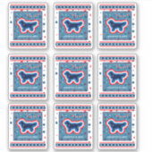 ゴールデンレトリエバースターズ赤白青7月4日 シール (正面)