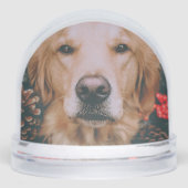 ゴールデンレトリエバースノーグローブドスノウグローブ (正面)