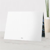 ゴールデンレトリエバースノーリースレイクリスマスデコール カード (裏面)