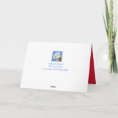 ゴールデンレトリエバーテールワギン'クリスマス シーズンカード (裏面)