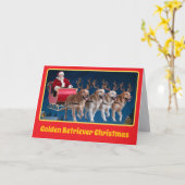 ゴールデンレトリエバートインデナー カード (黄色い花)