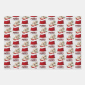 ゴールデンレトリエバードグインホリデー抱き枕 ラッピングペーパーシート (正面2)