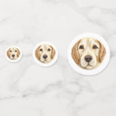 ゴールデンレトリエバードッグインスパイア3D コンフェッティ (正面)