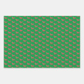 ゴールデンレトリエバードッグシルエットグレンウメリーーフマス ラッピングペーパーシート (正面3)