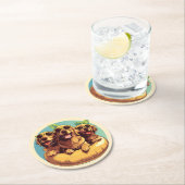 ゴールデンレトリエバードッグスサマープールフロティー ラウンドペーパーコースター (インサイチュ)