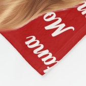 ゴールデンレトリエバードッグズネームクリスマスホリデー フリースブランケット (角)