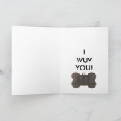 ゴールデンレトリエバードッグバレンタインキミが大好き シーズンカード (内部)