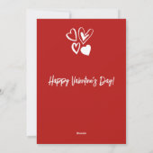 ゴールデンレトリエバードッグラバーバレンタインギフト シーズンカード (裏面)