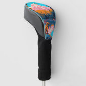 ゴールデンレトリエバードッグ003 – ブルーノポックオープン ゴルフヘッドカバー (アングル)