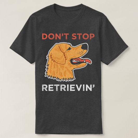 ゴールデンレトリエバードッグ2 Tシャツ (デザイン正面)