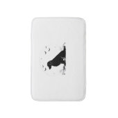 ゴールデンレトリエバードッグ – ハロウィーンムーンシルエットO バスマット (正面縦)