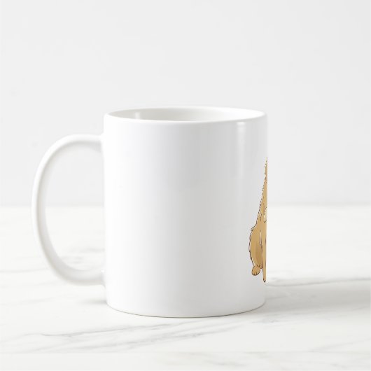 ゴールデンレトリエバーハグ コーヒーマグカップ (左)