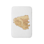 ゴールデンレトリエバーハグ バスマット (正面縦)