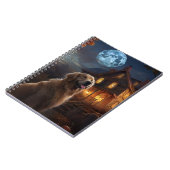 ゴールデンレトリエバーハロウィーンホラー ノートブック (左側)