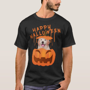 ゴールデンレトリエバーハロウィーン Tシャツ