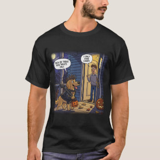 ゴールデンレトリエバーハロウィーンTシャツトおもしろいイツ Tシャツ