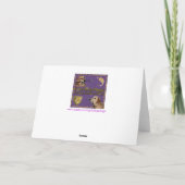 ゴールデンレトリエバーバレンタインカウボーイ・オブ・ラブ カード (裏面)