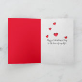 ゴールデンレトリエバーバレンタインリップスティック カード (内部)