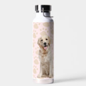ゴールデンレトリエバーパウプリント ウォーターボトル (左面)